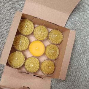 Caja velas de té
